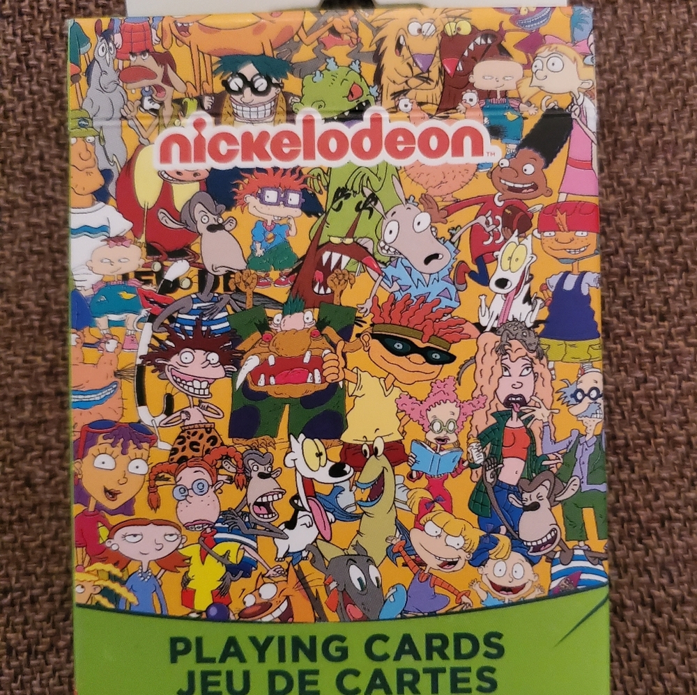Aquarius Nickelodeon Playing Cards- NIB
